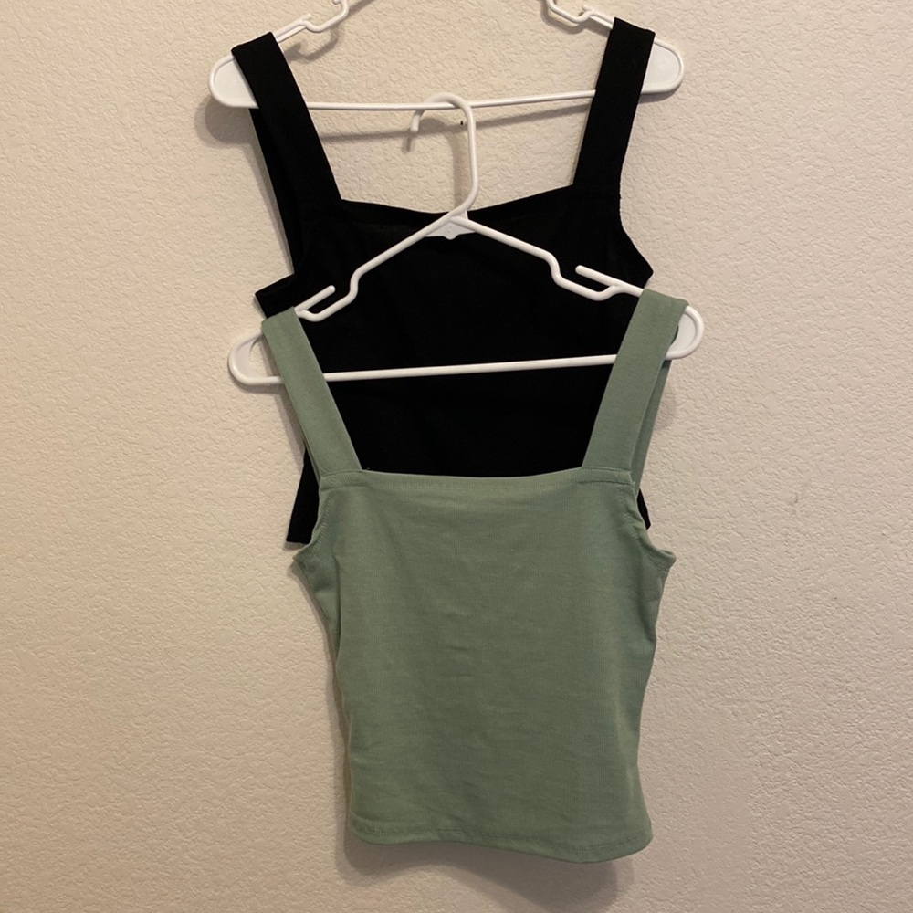 2 Shein knit tank tops